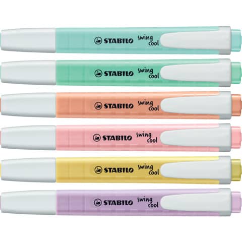 Evidenziatore Stabilo Swing® Cool Pastel 1-4 mm - rosa pesca 275/126-8